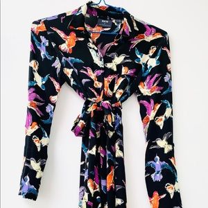 Anthropologie black dress